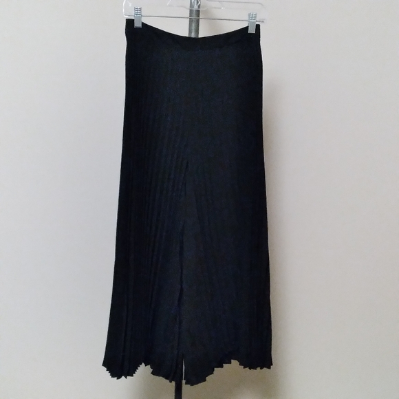 NWT - ZIMMERMANN Black Fanned Pants Wide-leg Cropped Pants, size 4 - Picture 14 of 14